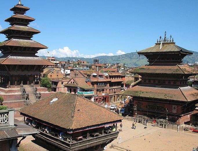 ネワール文化が残るバクタプール<br>
（ネパール・世界遺産）
